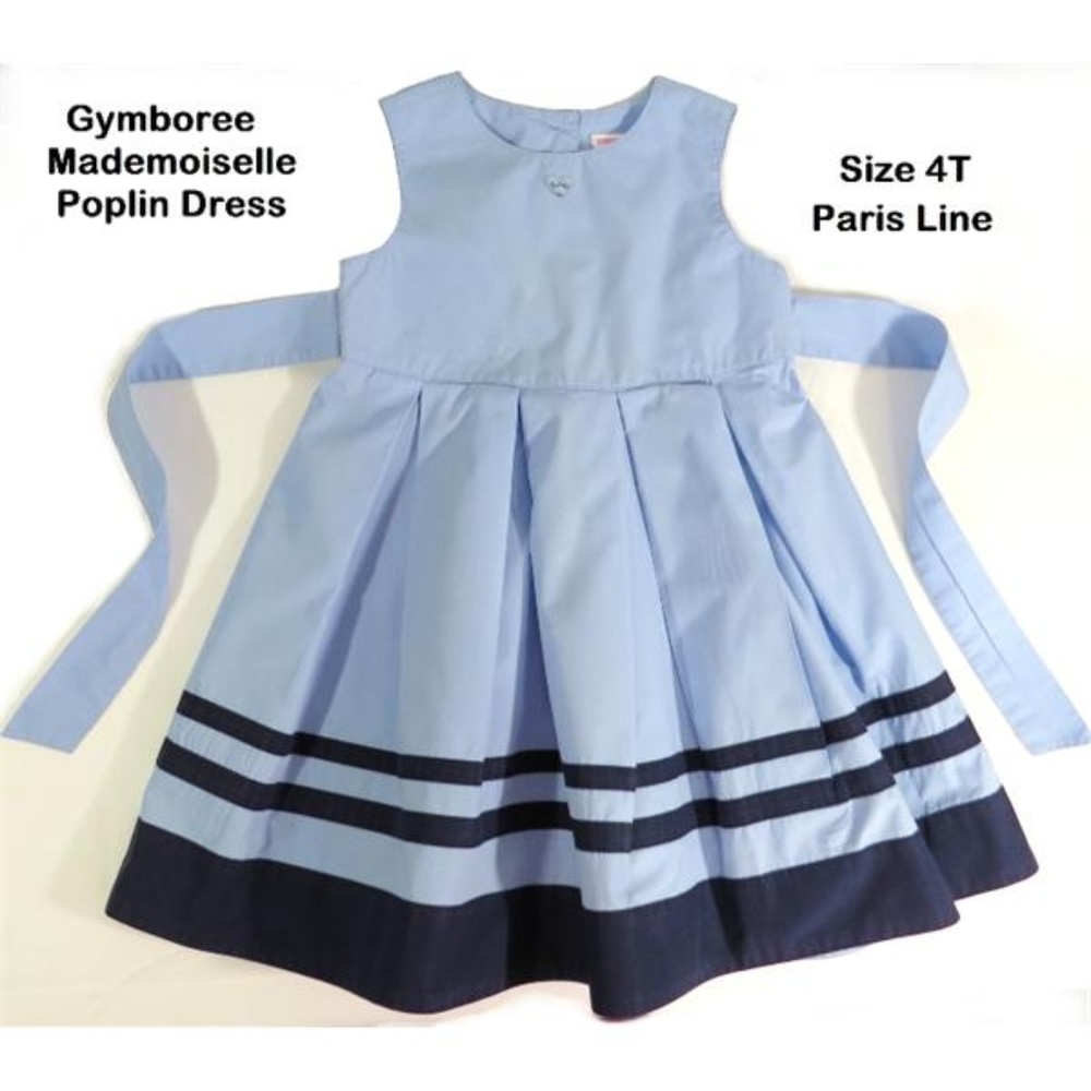 Gymboree 4/4T French Darling Poplin Dress